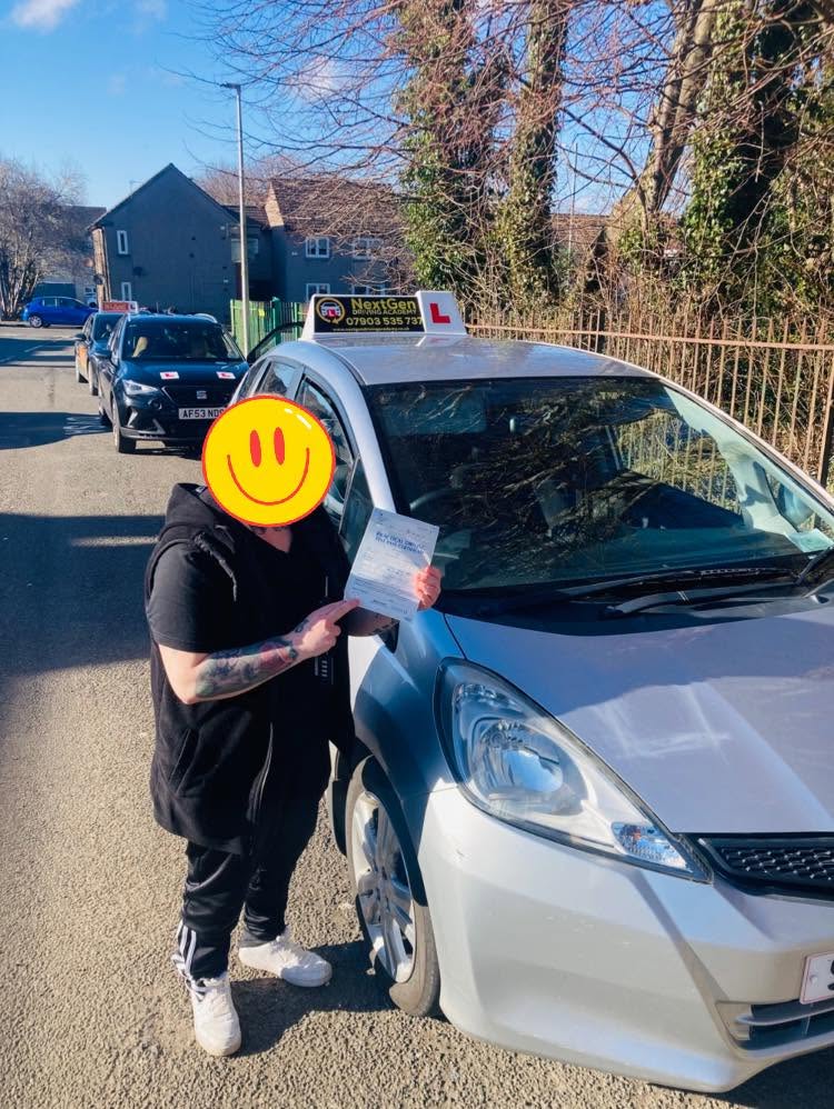 Danielle - passed driving test with NextGen Driving Academy